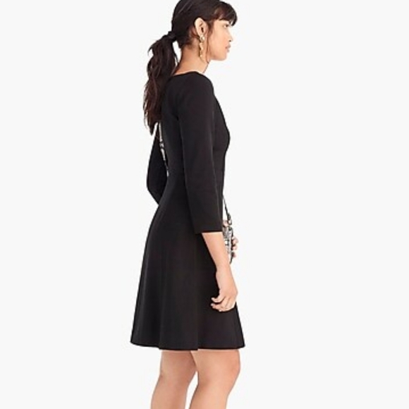 J.Crew Fit & Flare Sheath Dress In Stretch Ponte - Picture 3 of 5